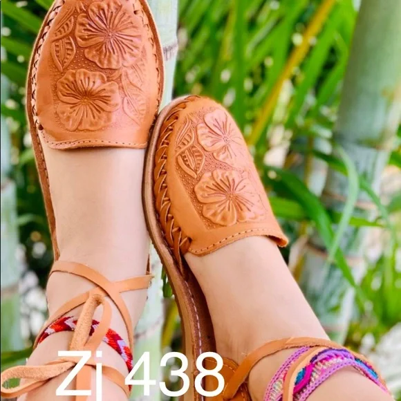 Huaraches Mexicanos Sandalias De Mujer Artesanales Zapatos